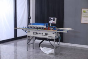 آلة لوكستر الجديدة لتلبيس وتشذيب الحواف الخشبية الأوتوماتيكية الصغيرة للحواف المستقيمة والمنحنية - Product Image 2