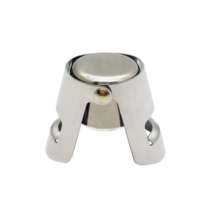<span class=keywords><strong>Bouchon</strong></span> de bouteille en silicone pour vin et champagne, en acier inoxydable, pour vente en gros - Product Image 1