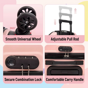 Custom Modern Cute Cartoon ABS Hard Case Children's Spinner Luggage <strong>Suitcase</strong> <strong>Light</strong> <strong>Weight</strong> Portable 18 Inch 20 Inch - Product Image 2