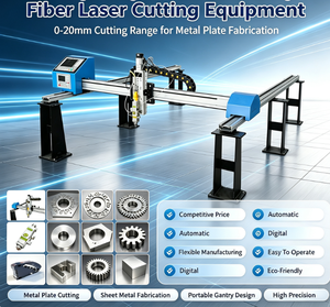 Machine de découpe laser à fibre portable, capacité de coupe robuste de 0 à 20 mm pour la fabrication de plaques métalliques - Product Image 1