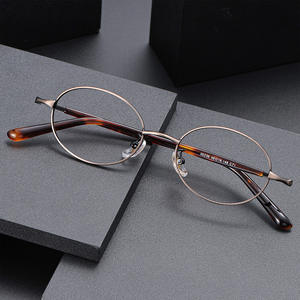 Vintage Rétro Ovale Verres Personnalisés <span class=keywords><strong>Progressif</strong></span> Photochromique Prescription Lunettes En Ligne Lunettes Optique Cadres Lecture Lunettes - Product Image 2