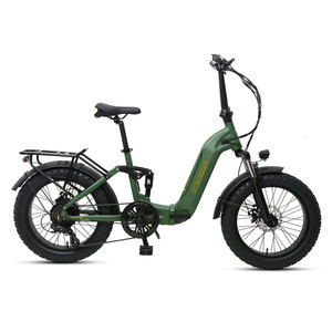 Bicicleta Eléctrica Plegable TXED de Alta Eficiencia con Motor Trasero de 48V 500W, 7 Velocidades y Neumáticos Anchos - Product Image 3