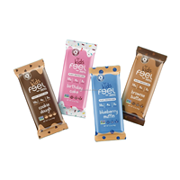 Imprimé personnalisé dos scellé petit Sachet en plastique sucette sac emballage énergie Snack Bar barre de chocolat emballage sac d'emballage