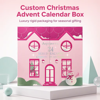 Vente en gros de calendriers de l'avent personnalisables sur le thème de Noël, boîtes cadeaux pour bijoux, cosmétiques, bougies parfumées, emballages