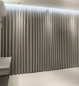 <span class=keywords><strong>Rideaux</strong></span> <span class=keywords><strong>occultants</strong></span> intelligents modernes de luxe à isolation thermique, couleur unie, pour intérieur, en tissu, électriques - Product Image 1