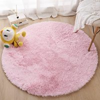 Tapis géométrique moderne en fausse fourrure bleu marine doux avec dos antidérapant pour la décoration de la maison, de la chambre et de la chambre d'enfant
