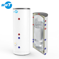 Chauffe-eau à serpentin pour baignoire SST, vente chaude, capacité personnalisée, acier inoxydable, chaudière de 200 L, chauffage à vendre