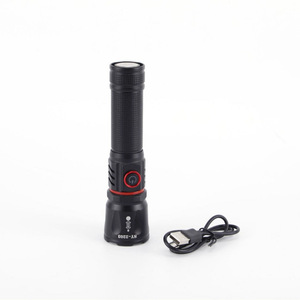 Sy 2203 Rechargeable Led Flashlight 18650 <b>Battery</b> Outdoor Portable Handheld Torch With Usb <b>Cable</b> For Camping Hiking - Product Image 1