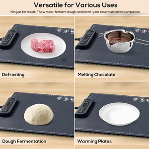 Foldable Silicon Food Warming Tray <strong>Electric</strong> Flexible Food Warming Mat Portable <strong>Heating</strong> <strong>Pad</strong> for Food - Product Image 4