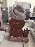 Stèles et monuments funéraires en granit rouge indien, style américain moderne, sculptés à la main, prix d'usine, bonne résistance au gel pour cimetière