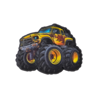 Breloques de chaussures en PVC pour enfants, motifs camions, vente en gros, décorations de chaussures de voiture de sport, accessoires, breloques pour sabots, jouet pour enfants
