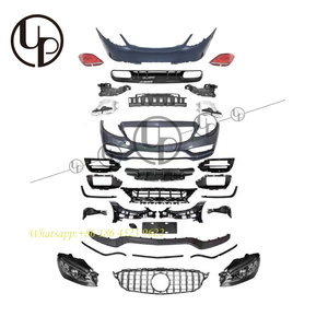 MB classe <span class=keywords><strong>C</strong></span> W205 C63 kit de carrosserie pour w205 sport style 2015-2018y mise à niveau à 2019y un diffuseur de conception - Product Image 2