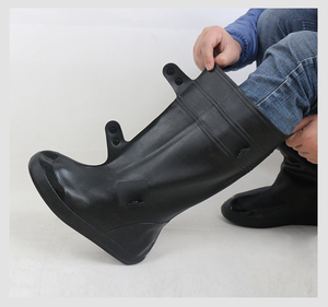 ที่คลุมรองเท้ากันน้ำพีวีซีซิลิโคนแบบนำกลับมาใช้ใหม่ได้สำหรับรองเท้าบูตกันฝนสำหรับขี่มอเตอร์ไซค์ - Product Image 3