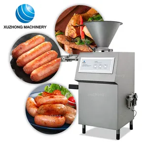 Máquina eléctrica automática para hacer salchichas, máquina de llenado de salchichas con torsión