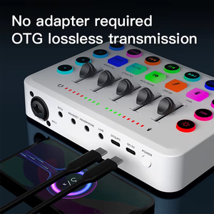 El Dispositivo de podcast F009 + BM800 viene con un mezclador de <span class=keywords><strong>DJ</strong></span> de interfaz de audio multi en uno, un soporte de micrófono, mezcla de audio para <span class=keywords><strong>auriculares</strong></span> - Product Image 5