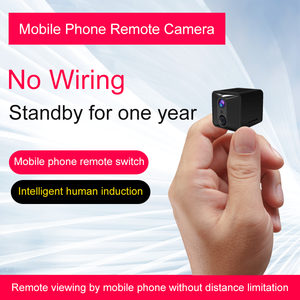 كاميرا شبكية للحماية تعمل عن بُعد وتتميز بتصوير بث مباشر وتدفق مباشر بزاوية واسعة ورؤية ليلية وتسجيل حلقي بشبكة واي فاي صغيرة الحجم مع حساس للحركة البشرية من PIR - Product Image 6