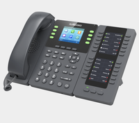 Module d'extension de téléphone IP Flyingvoice P2EXP avec double écran LCD couleur de 2,8 pouces et 24 touches programmables pour P20-P23 FIP15G Plus