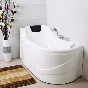 Bañeras de Diseño Clásico RELAX en Oferta, Bañera de Esquina Acrílica Blanca, SPA, Bañera Sexual con Grifo y Almohada - Product Image 4