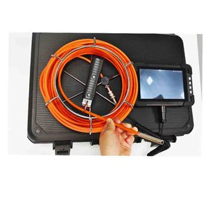<strong>Handheld</strong> 7inch 720P 8mm Endoscope Downhole Tube Chimney Inspection <strong>Camera</strong> with 20m Pushrod Cable - Product Image 1