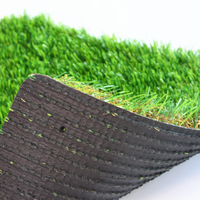 Gazon artificiel en rouleau de haute densité 40 mm, couleur verte, avec support PP+PE et 175 points/m pour jardin extérieur