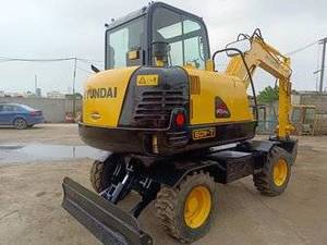 Excavatrice sur pneus Hyundai 60 / Mini-excavatrice sur pneus Robex Hyundai R60 R60w-9 R60w-7 R60 de fabrication coréenne à vendre - Product Image 6