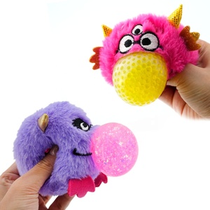Jouets sensoriels à presser en peluche Squishy Monsters les plus vendus, avec des billes d'eau Orbeeze à l'intérieur - Product Image 4