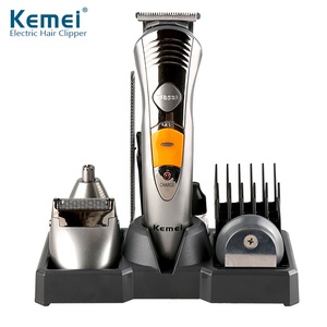 Kemei KM 580A Kit Completo Ricaricabile per Taglio <span class=keywords><strong>Capelli</strong></span>, Barba e Corpo, <span class=keywords><strong>Rasoio</strong></span> Elettrico e Trimmer per <span class=keywords><strong>Uomo</strong></span> - Product Image 6