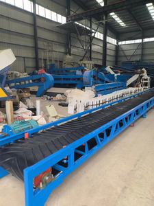 Cevher çakıl için hazne ile elektrik 500mm genişlik siyah düz kauçuk sabit bant konveyör makinesi - Product Image 4