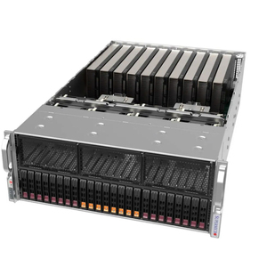 เซิร์ฟเวอร์แบบติดตั้งบนแร็ค AS‑4125GS‑TNRT2 4U รองรับซ็อกเก็ต SP5 สองช่อง รองรับซีพียู EPYC 9004 9005 สูงสุด 10 ช่อง PCIe5.0 GPU แบบกว้างสองเท่า 24×2.5 นิ้ว ช่องใส่ NVMe - Product Image 1