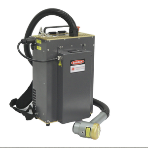 Machine de nettoyage au laser à fibre pulsée 200W 300W pour sac à dos, élimine la rouille et la peinture, et les graffitis des murs extérieurs - Product Image 4