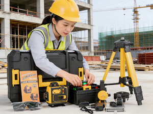 Nivel Láser <span class=keywords><strong>de</strong></span> <span class=keywords><strong>Piso</strong></span> -505-520nm <span class=keywords><strong>de</strong></span> Grado Industrial y para Bricolaje con Ancho <span class=keywords><strong>de</strong></span> Línea <span class=keywords><strong>de</strong></span> 5m/2mm - Product Image 5