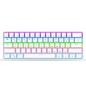 61-Key Luminous RGB Wireless Mechanical <b>Keyboard</b> with for 5.1 and USB Type-C for Business Office and Gaming - Product Image 1