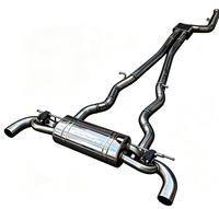 Pot d'échappement DZ pour G29 Z4 M440i B58 3.0T Coupé, modèle SS304 en acier inoxydable poli miroir 1,5 mm, échappement en Y à quatre roues