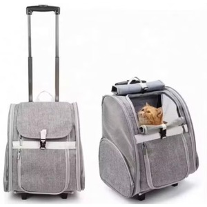 Muestra Gratis: Mochila para Mascotas, Bolsa de Transporte Grande para Mascotas con Ruedas - Product Image 1