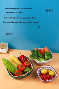 Multifunktion ale Küche Home Adjusta ble Wash Obst und Gemüse Faltbare Spüle Kunststoff Sieb Abfluss korb