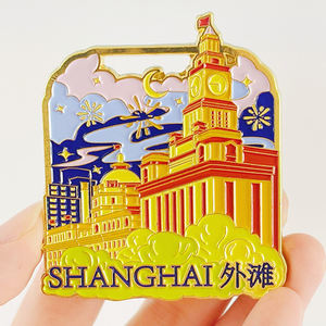 Aimants de réfrigérateur personnalisés, souvenirs personnalisés, design en métal, aimants de réfrigérateur sur le thème des villes - Product Image 2