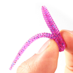 8cm 1.12g 20 pezzi Larva supercontinente 80mm Slow SinkingTrout verme esche morbide esche artificiali lombrichi di <span class=keywords><strong>mare</strong></span> <span class=keywords><strong>pesca</strong></span> - Product Image 4