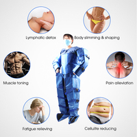 Appareil de pressothérapie aérienne pour drainage lymphatique, combinaison de compression, machine de massage détoxifiante et amincissante, soulagement de la douleur, remodelage corporel, système de drainage lymphatique