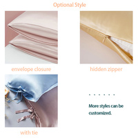 Taie d'oreiller de luxe 100% soie de mûrier, saine, non toxique, douce, avec broderie personnalisée, taille King pour dormir, livrée avec boîte cadeau