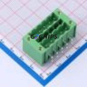 JL2EDGKRHM-50805G01 Plug-in Terminal Block Bent Lead Through Hole,P=5.08mm Board-to-Board / Socket - Closed Screw Fixing 2x5P - Product Image 1