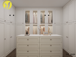 Bedroom Furniture Modern Design Mirror Glass Door Wooden <strong>Wardrobe</strong> Walk In Closet - Product Image 5