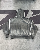 Sweat à capuche vintage pour homme, imprimé DTG Kornit personnalisé, 100% coton, écologique, respirant, motif tapis persan, coupe oversize, effet vieilli