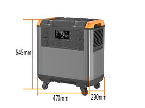 Meilleure alimentation électrique extérieure 5000Wh au lithium-ion, station d'alimentation portable, générateur solaire rechargeable - Product Image 4