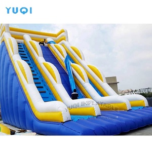 29ft Cao siêu lớn dành cho người lớn inflatable kép leo núi trượt trượt, bơm hơi siêu sóng wet khô trượt - Product Image 5