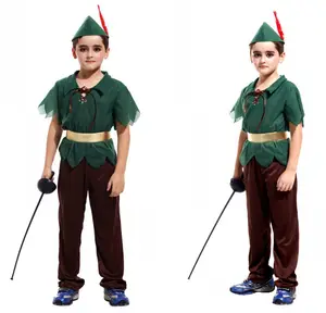 Halloween Costume Children's Dance Party Performing Peter Pan Cosplay Costumes Peter Pan Stage Play Costume