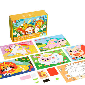 2023 nouveau design éducatif Montessori jouets activités pour tout-petits pour 3 4 5 ans garçons filles Animal feutre tissu autocollant <span class=keywords><strong>livre</strong></span> - Product Image 2