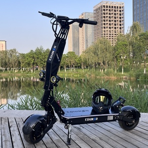 Scooter Eléctrico de Doble Motor con Diseño de Fibra de Carbono, Batería de 60V 72V 30AH 40AH, Alcance de 120km, Compatible con Conexión NFC y APP - Product Image 4