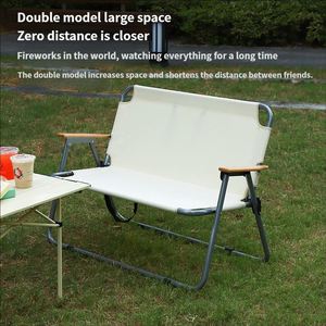 Silla de Playa Plegable Doble Portátil para Picnic y Camping, Cómoda - Product Image 2