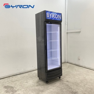 Enfriador de Bebidas Vertical de Una Puerta con Enfriamiento Directo Byron, Refrigerador Comercial para Exhibición de Bebidas con Luces LED para Tiendas de Conveniencia LC Di - Product Image 2