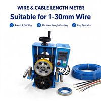 Machine de mesure automatique de la longueur des câbles pour fils de 12 mm avec compteur électronique pour ligne de production de câbles